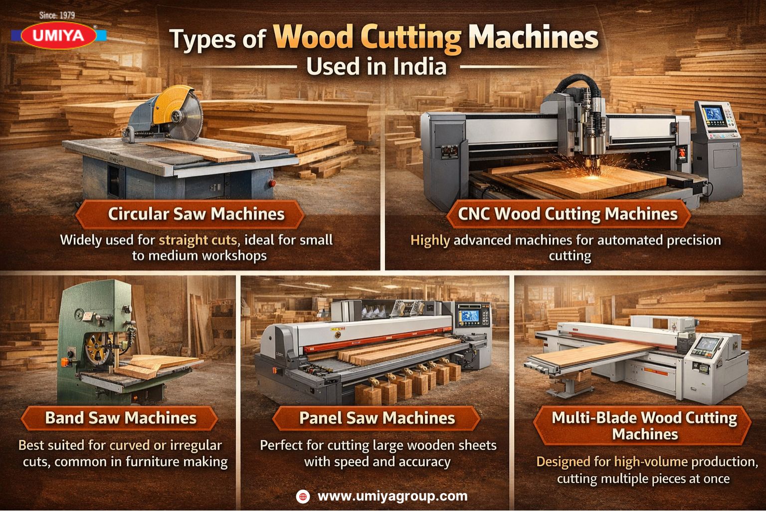 Types of Wood Cutting Machines Used in India Types of Wood Cutting Machines Used in India