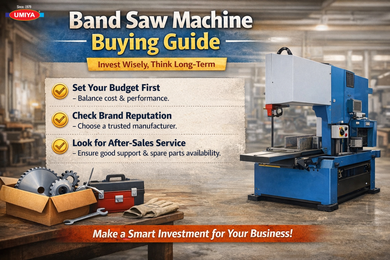 Band Saw Machine Buying Guide for Businesses