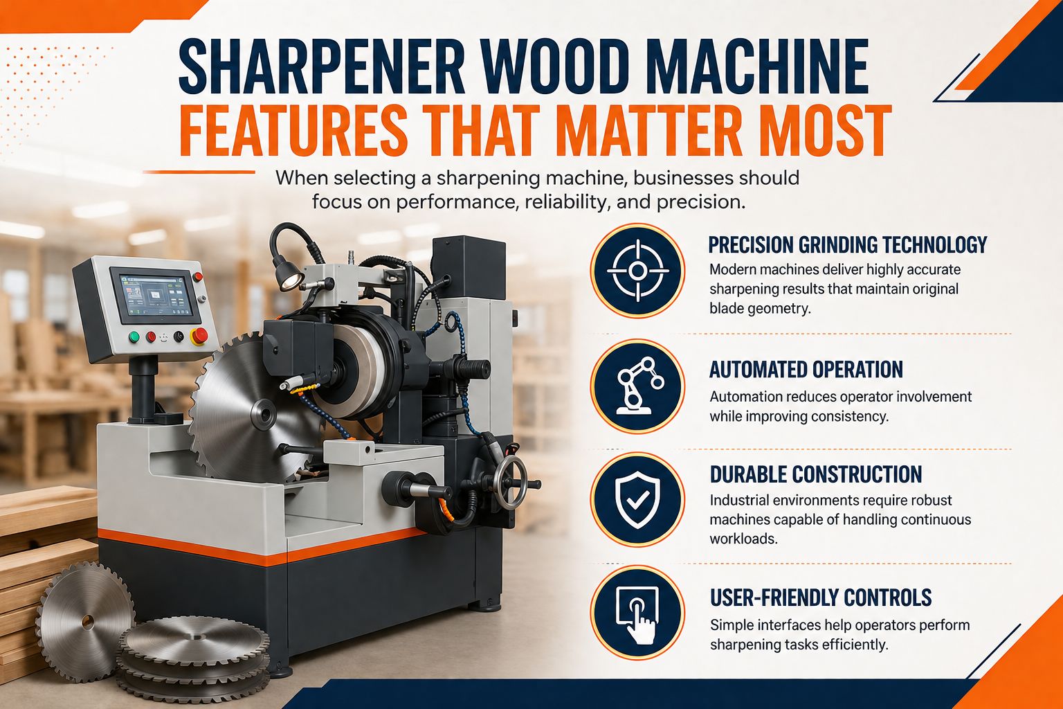 Sharpener Wood Machine Features That Matter Most