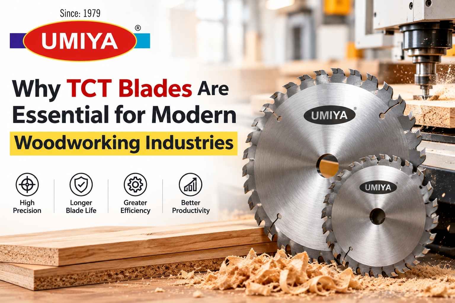 Why TCT Blades Are Essential for Modern Woodworking Industries